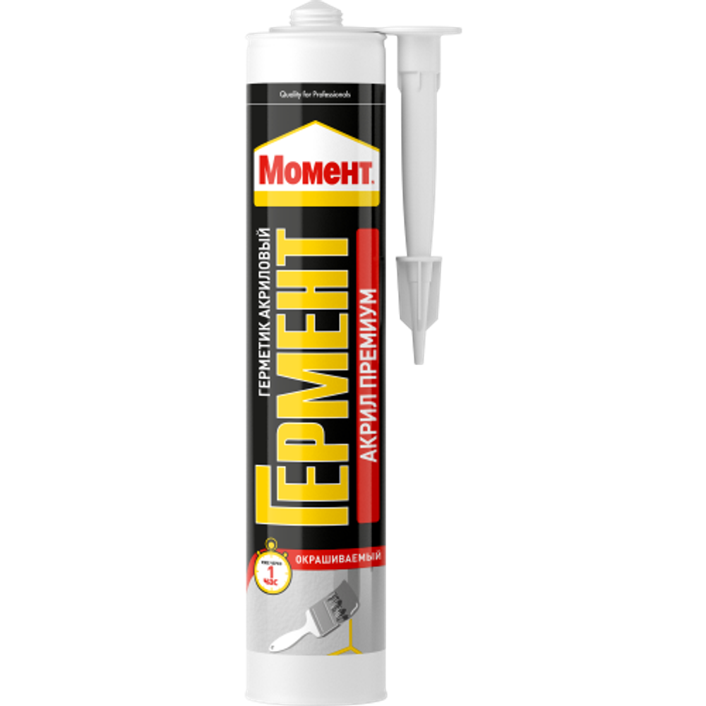 Герметик Момент Гермент 1358680 Гермент Премиум акриловый морозостойкий белый 420 гр. | Момент