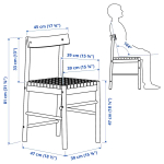Кухонный стол - NACKANÄS IKEA/ НАККАНАС ИКЕА, 80 см, коричневый