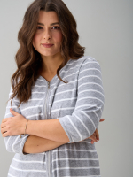 Халат Хм-562/серый-полоса-и