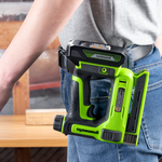 Гвозде-/ Скобозабиватель (степлер) акк. Greenworks G24CS10, 24V, 60 уд/мин, скобы Т53, гвозди Т47,1х2Ач,ЗУ,кор (3400107CUA)