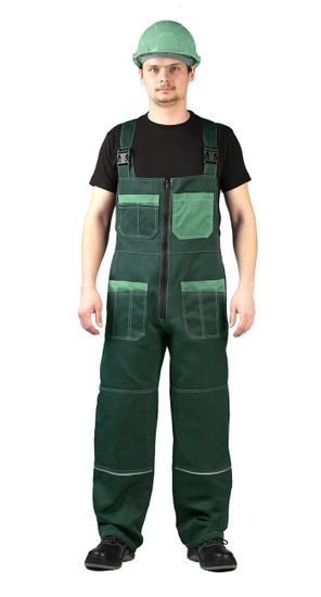 Костюм "Рольф" полукомбинезон (т.зеленый/с.зеленый)