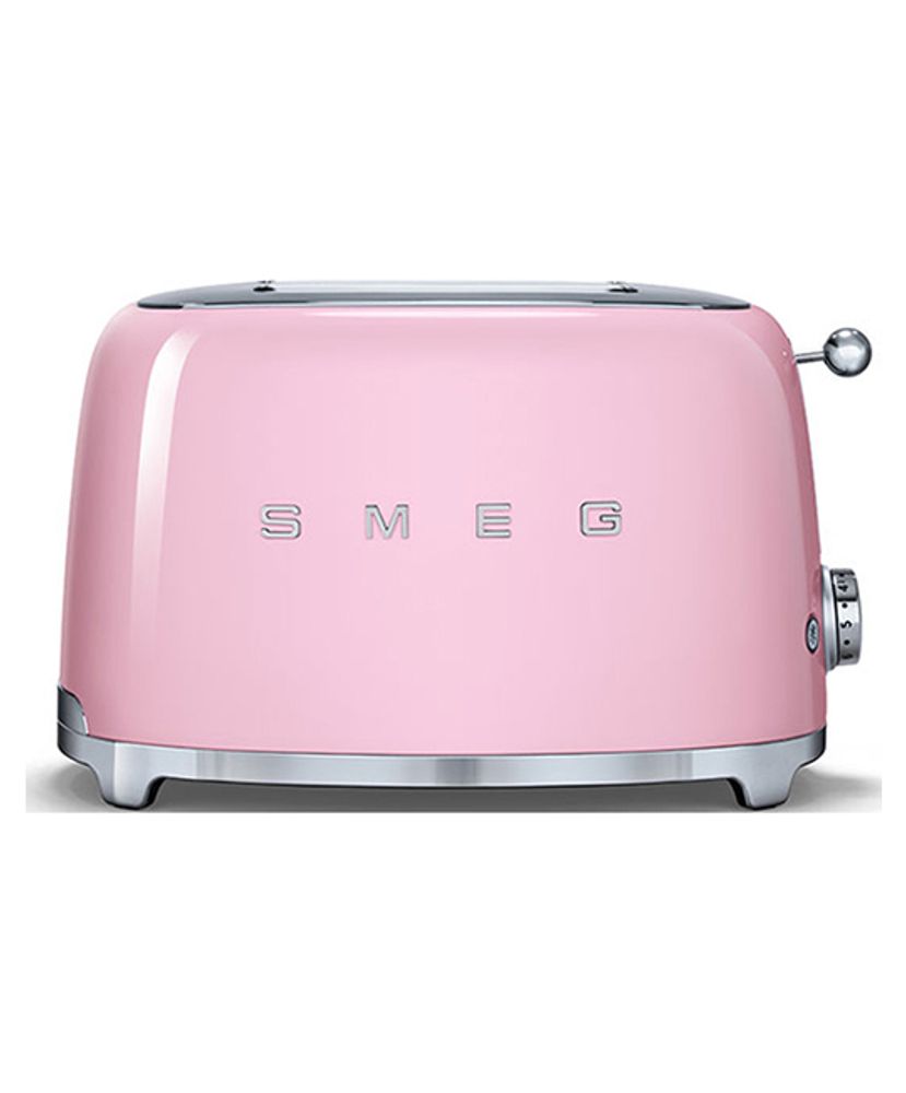 Smeg Тостер на 2 тоста, розовый