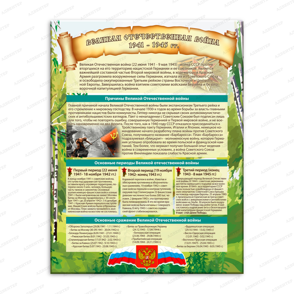 Стенд История России. Великая Отечественная война 1941-1945 гг. 1487