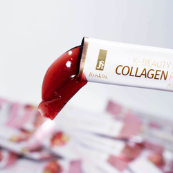 Jinskin K-Beauty Collagen Pomegranate коллаген с гиалуроновой кислотой и гранатом в стиках-желе