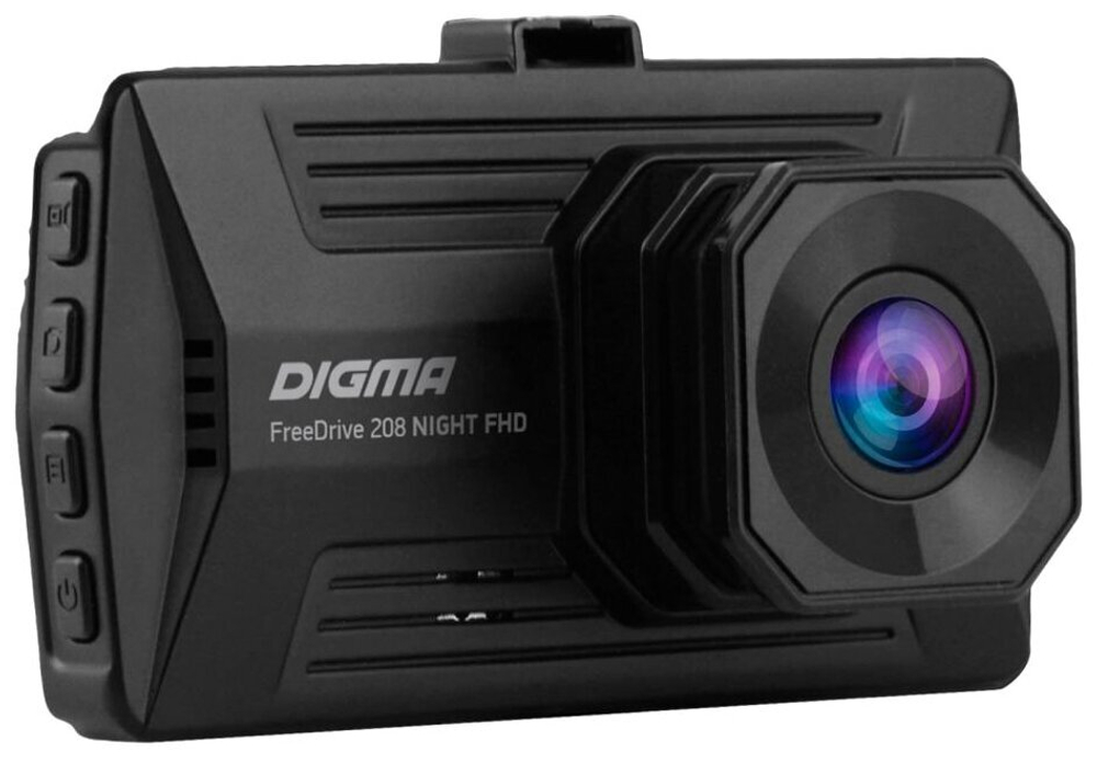 Видеорегистратор Digma FreeDrive 208 Night FHD черный 2Mpix