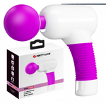 Универсальный вибромассажер Super power 7 режимов вибрации (бело-фиолетовый)