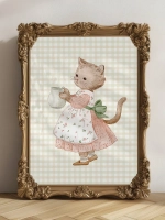 Постер детский винтажный стиль 50х70 см