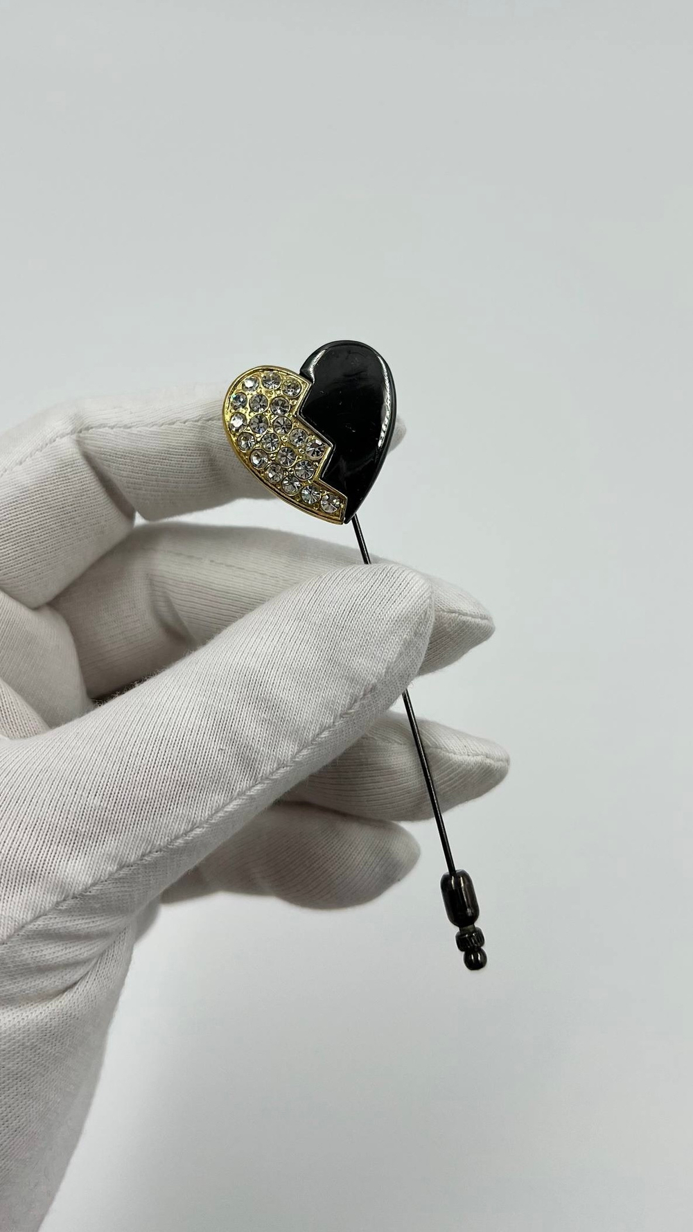 Брошь булавка Сердце Yves Saint Laurent