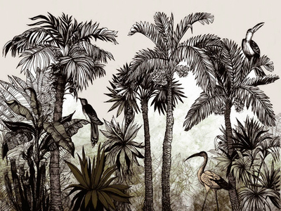 Дизайнерские обои Wall Street Zoo