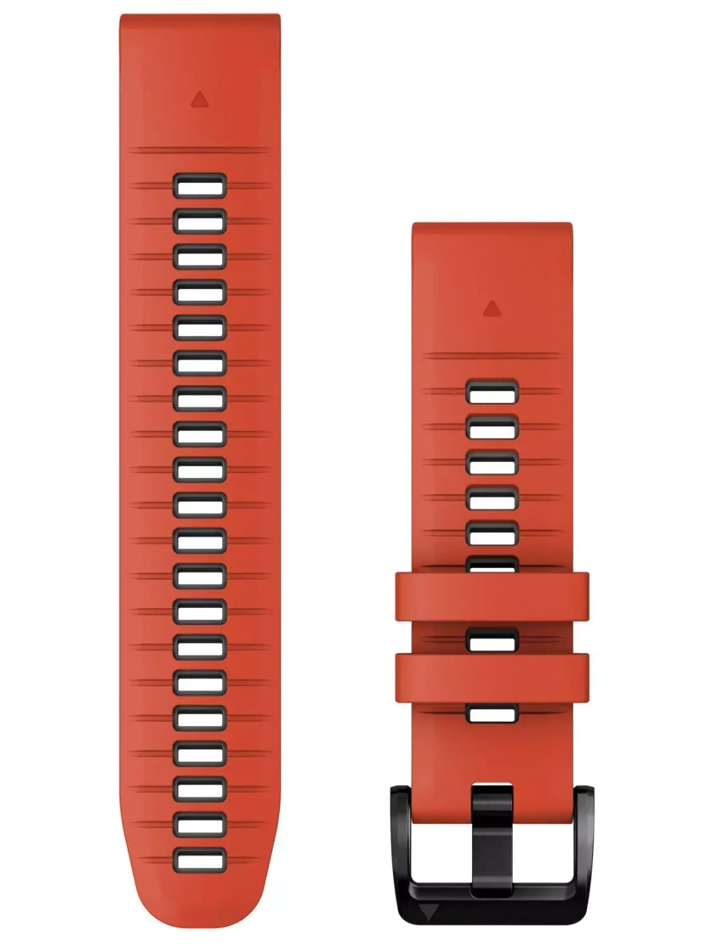 Ремешок Garmin QuickFit 22 мм Flame Red Graphite силиконовый 010-13280-04