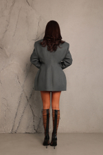 Жакет с вырезом капля