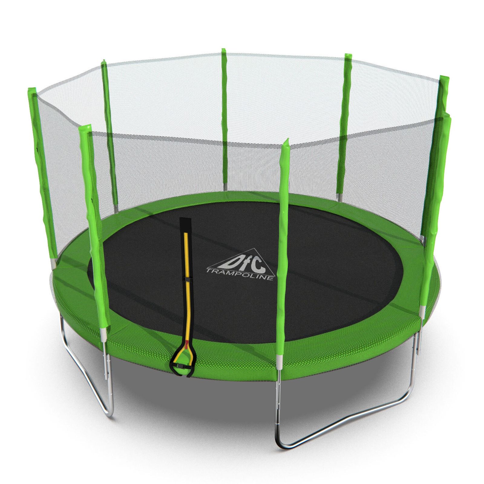 Батут DFC Trampoline Fitness с сеткой 12ft фото №1