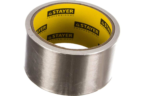 Алюминиевая лента STAYER, до 120С, 50мкм, 50мм х 10м 12268-50-10