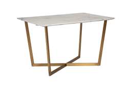 Стол обеденный Garda Decor Pearl White 33FS-DT19F335-BBS