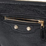 Balenciaga Sheepskin Clutch Regular Women"s Black