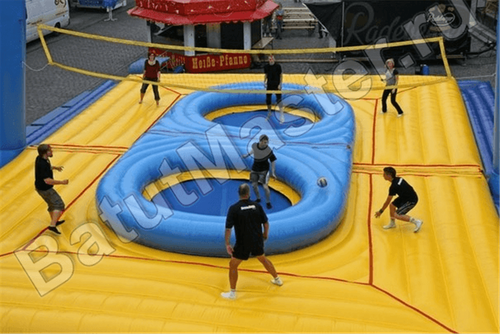 Площадка для игры в Боссабол 18×10×5 м, одноуровневый