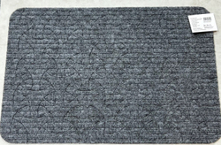 Коврик придверный влаговпитывающий Мерседес Лазер без канта серый