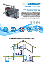 Канализационная насосная установка SFA Saniaccess 1