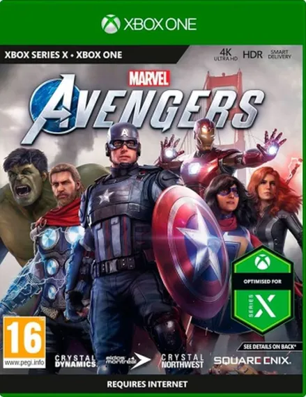 Xbox One/Series X Avengers Marvel / Мстители (Б/У, Полностью на русском языке)