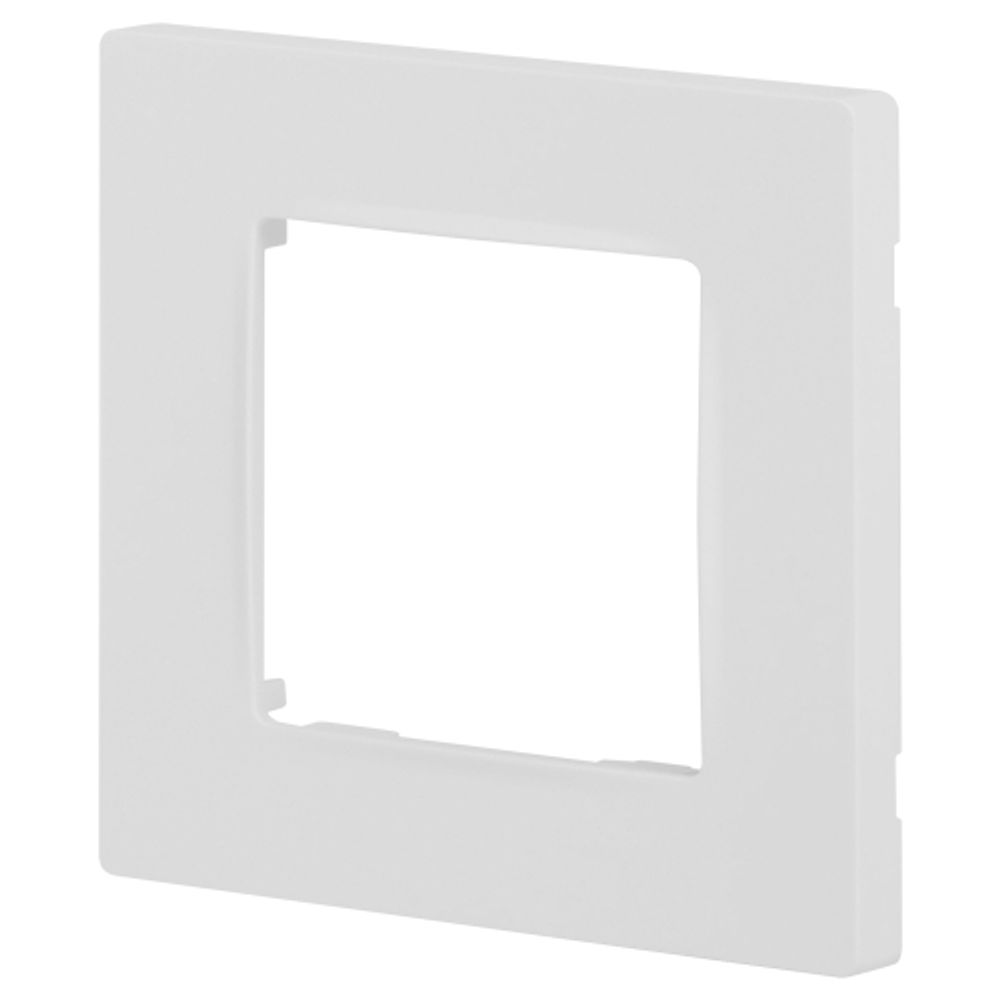 Рамка для розеток и выключателей ЭРА Серия 12 12-5201-01М на 1 пост, Классик, белый матовый