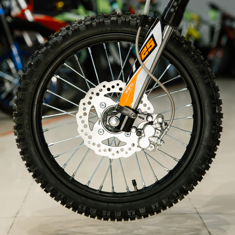 Питбайк KAYO BASIC K125EA 17/14 KRZ 2024 г. (полуавтомат, электростартер)