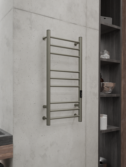 Полотенцесушитель электрический TRIO без полки оружейная сталь 80/40
