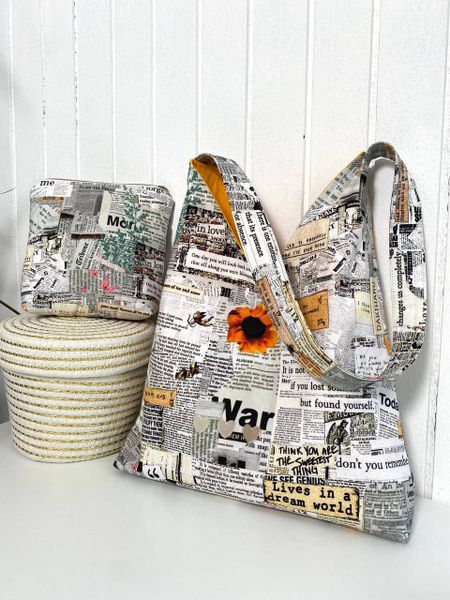 ПРЕДЗАКАЗ, ГАЗЕТА С ЦВЕТАМИ, 100% хлопок Handmade Fabrics 6