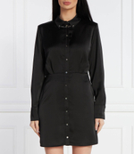 Сатиновое платье charm Karl Lagerfeld - черный(240W1313)