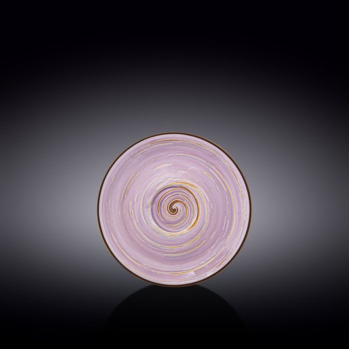 WILMAX Spiral Фарфоровое блюдце Lavender WL-669736/B, 15 см, лавандовый