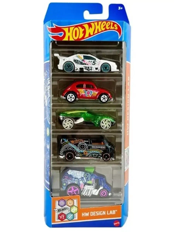 Набор из 5 машинок Хот Вилс HW Design LAB