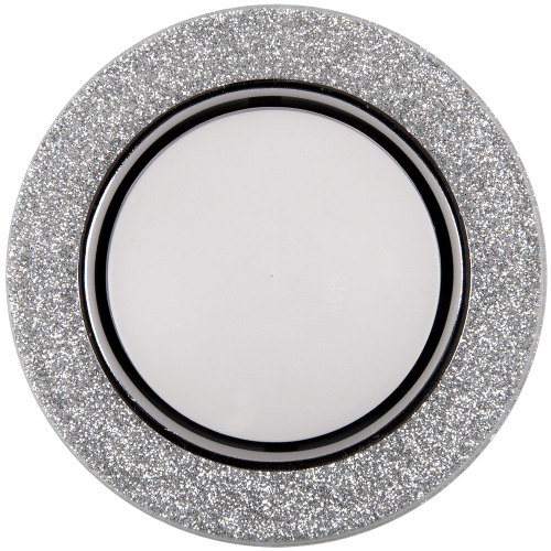 Светильник GCL-GX53-H38-BL-5  КРУГЛЫЙ СЕРЕБРЯНЫЙ БЛЕСК