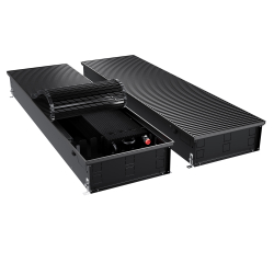 Конвектор внутрипольный Royal Thermo ATRIUM TURBO-150/400/2900-DG-U-BL