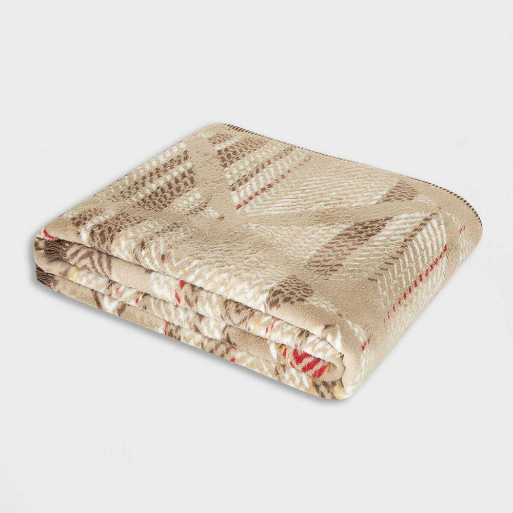 Плед 200x220 Arya home Umay кофейный