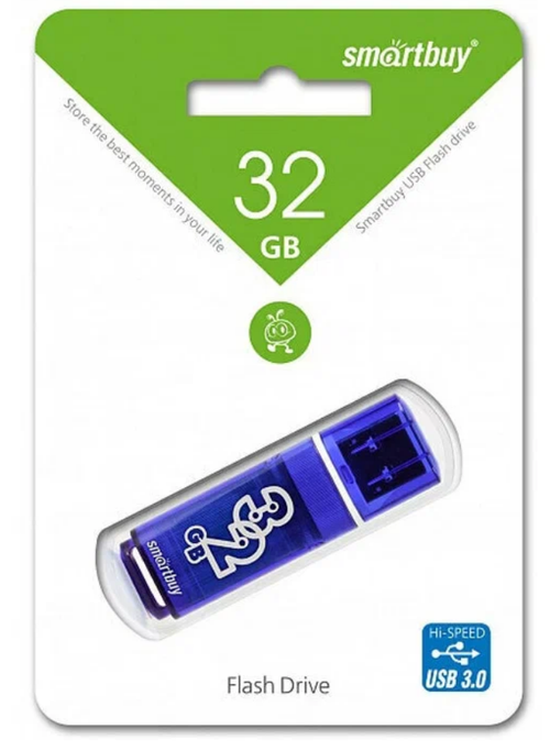 Флешка 32-GB SmartBuy Glossy Black USB 3.0