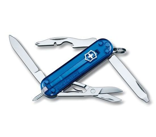 Нож Victorinox Мод. Manager Blue Trans (58 мм) 10 функций