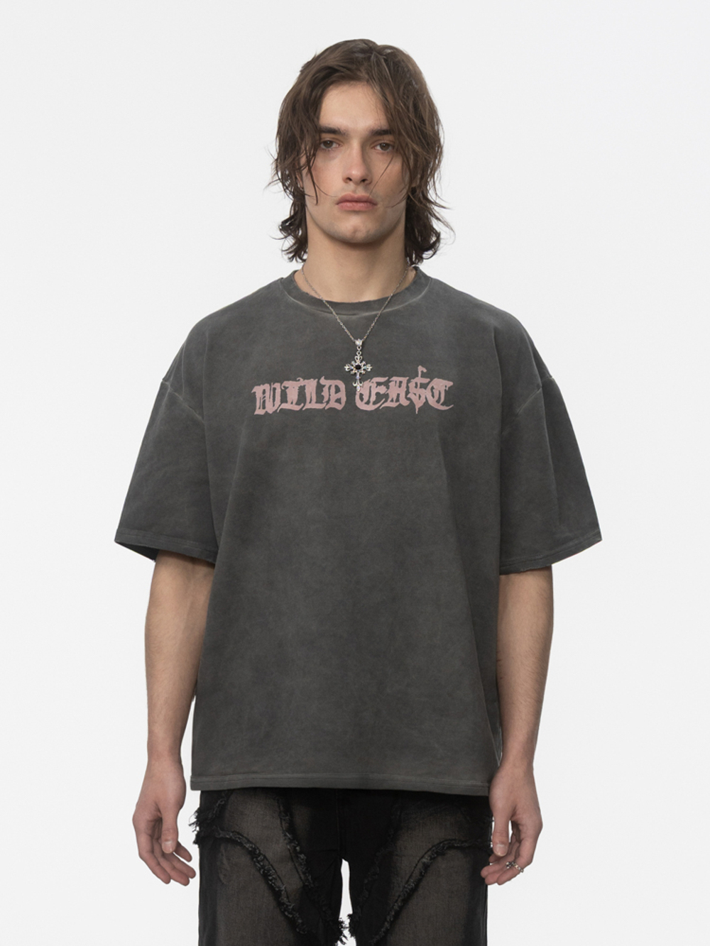 WILD EAST WASHED GREY T.