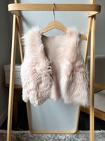 Кожаный жилет с мехом Bonpoint, 104