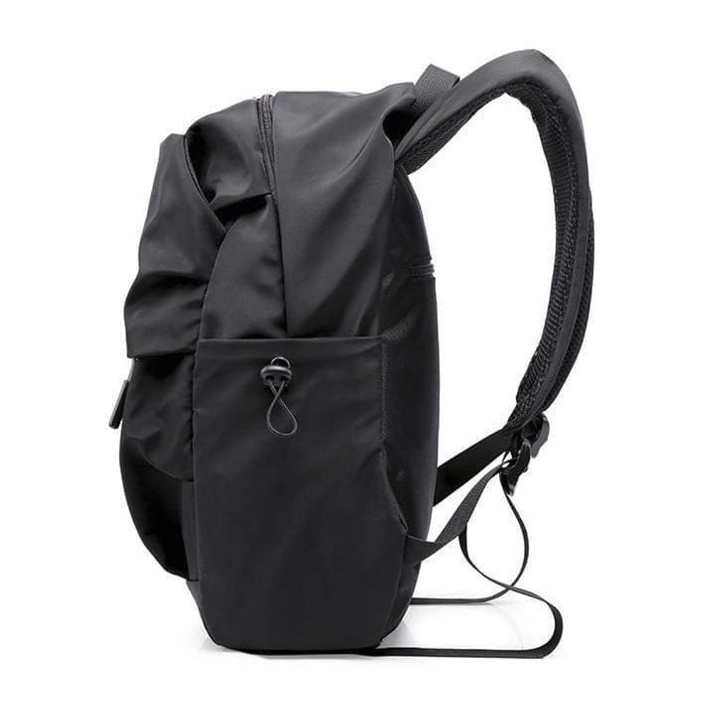 Рюкзак однотонный черный 02148