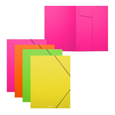 Папка на резинке А5+ Matt Neon, ассорти