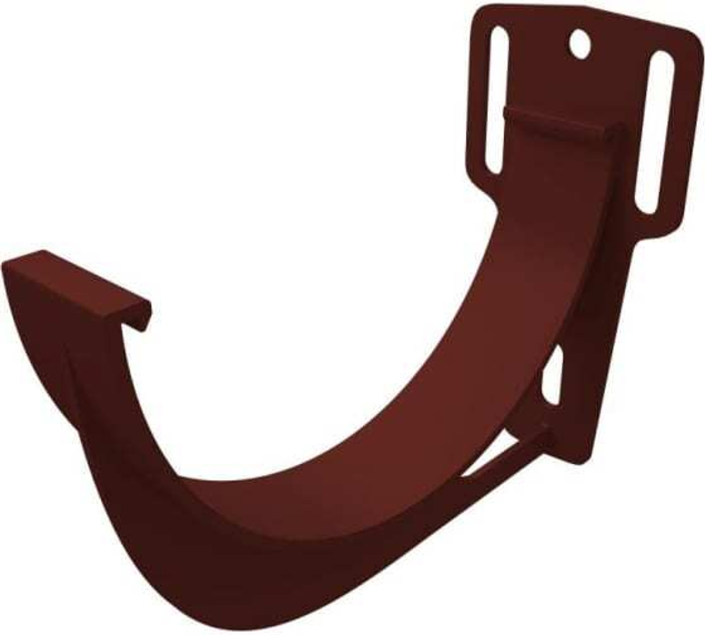 Кронштейн желоба ПВХ стандарт шоколад GL