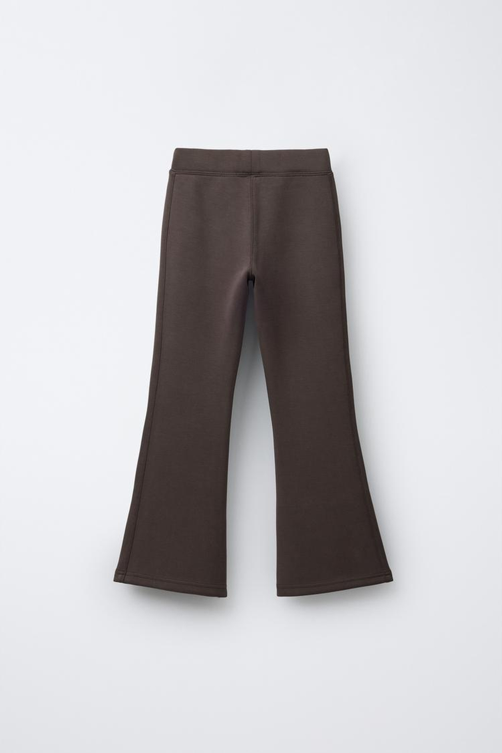 ZARA СПОРТИВНЫЕ БРЮКИ FLARE, КОРИЧНЕВЫЙ