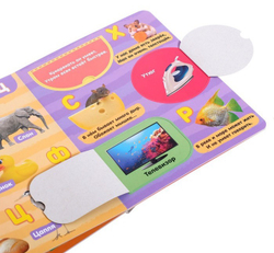 Книжка картонная с окошками «Алфавит»