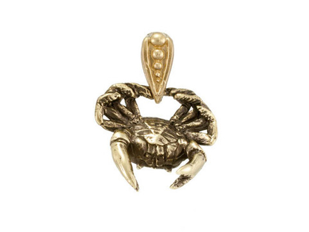 Авторский кулон из бронзы "Крабик" RH01787