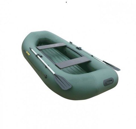 Надувная лодка Лидер Компакт-295 (зеленая)