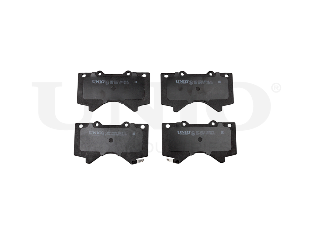 Колодки тормозные диск. передние UNIO BRP-20072