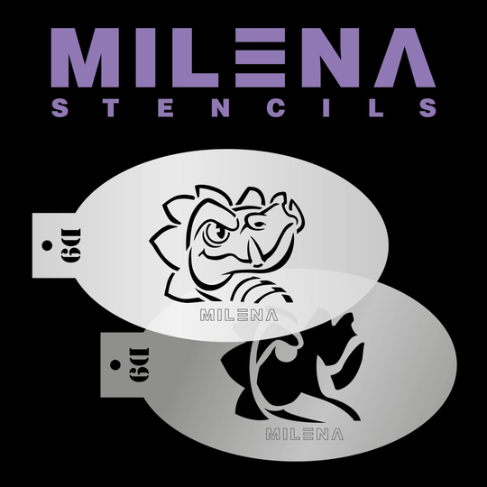 Трафарет Milena D9