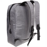 Рюкзак многофункциональный «BAST FRANKO «, с отделением для ноутбука с USB зарядкой, цвет серый, 29*10*41см