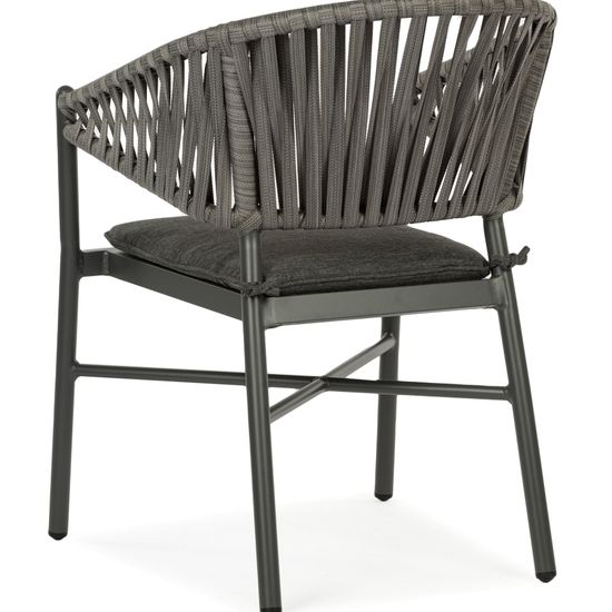 Стул Oscar садовый сталь и веревка 