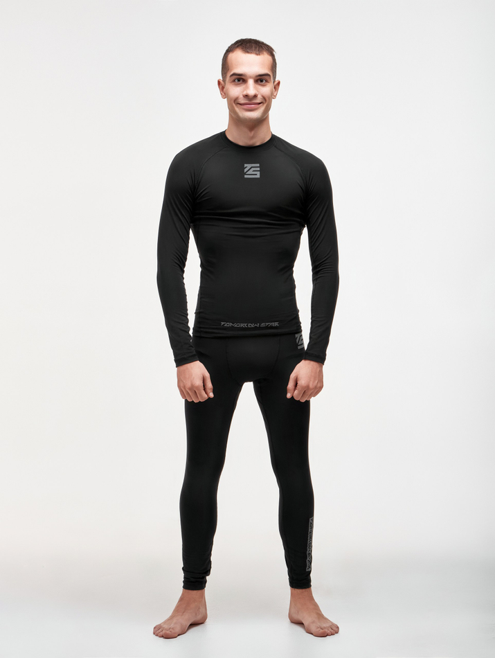 Рашгард Tomorrow Star Full Black Line