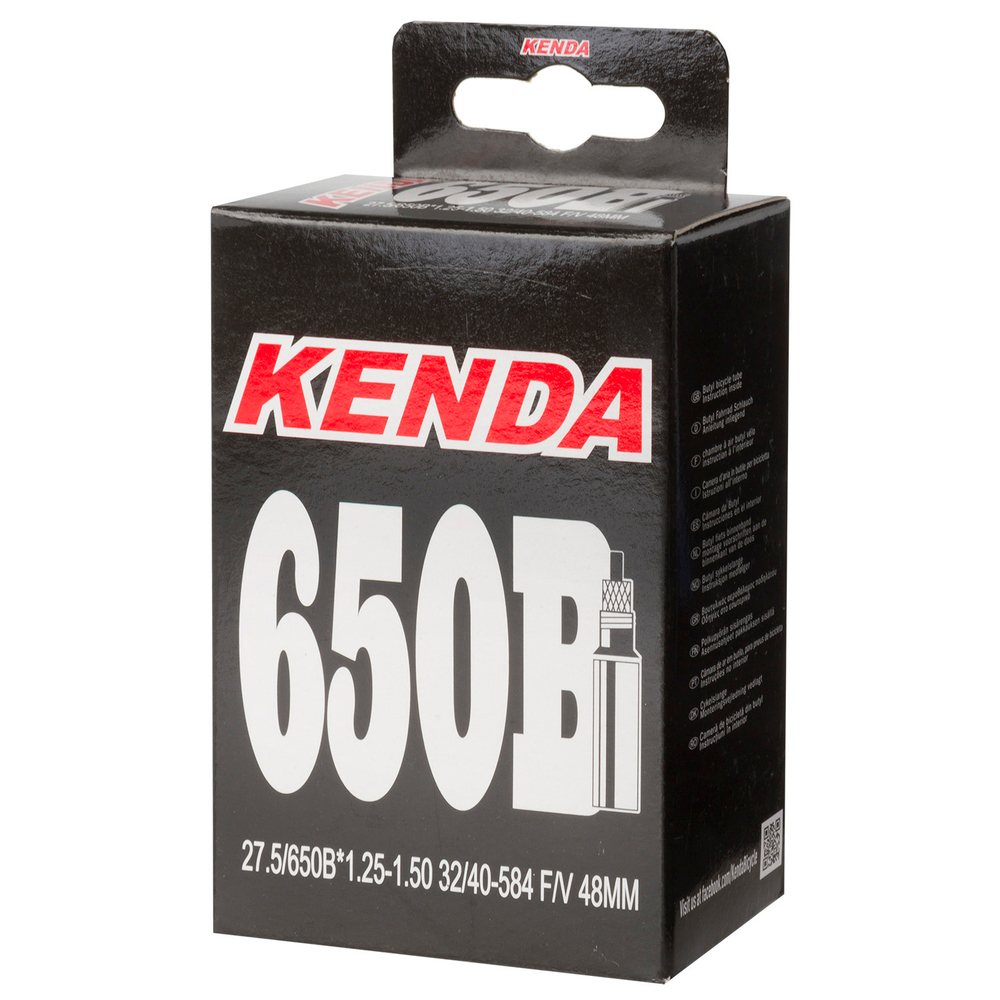 Камера 27,5" спорт 48мм "узкая" 1,25-1,50 (32/40-584) KENDA